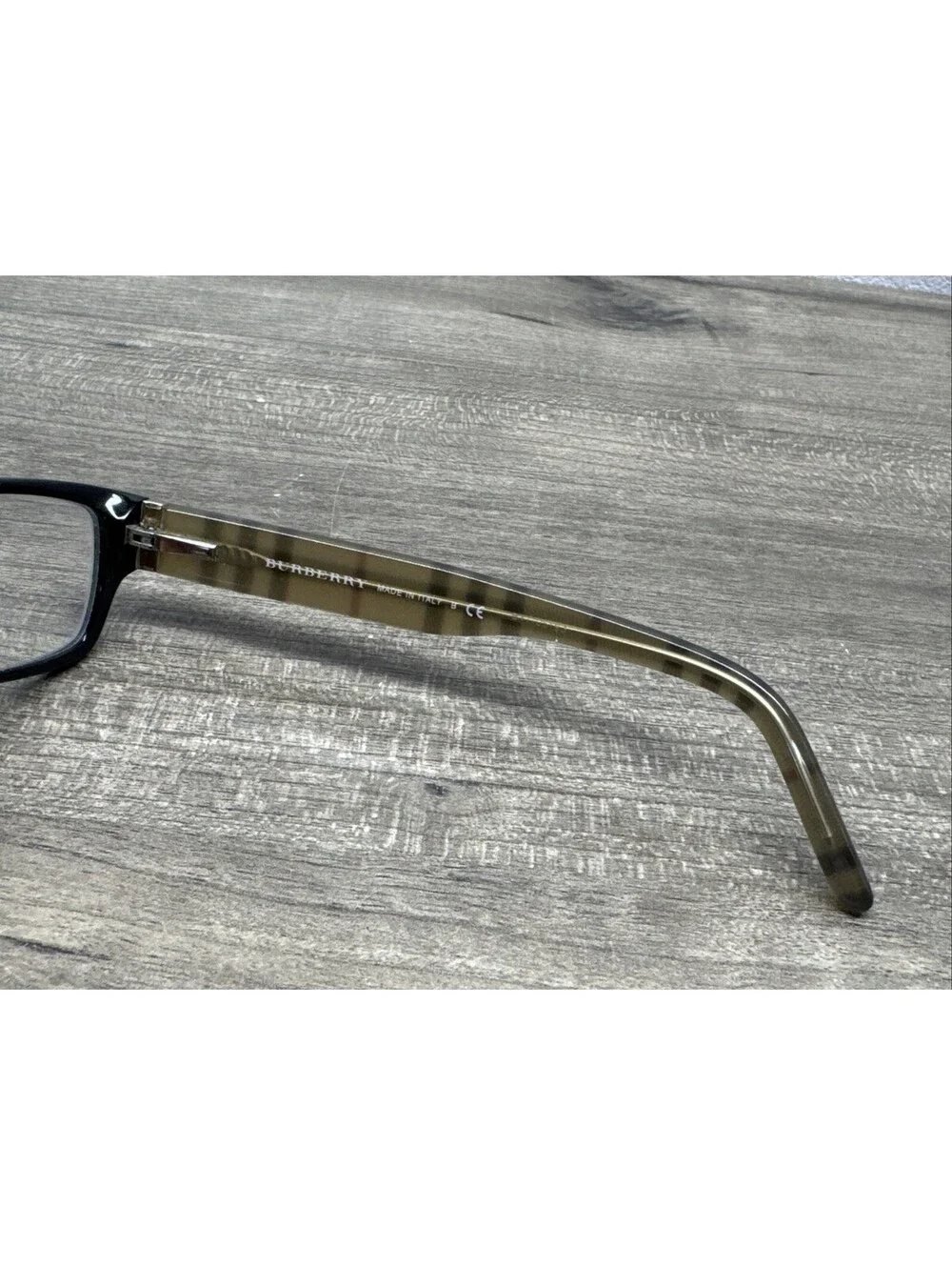 Burberry Eyeglasses Frames Only, B 2094 3001, 52-17-135, Black/Brown, Italy